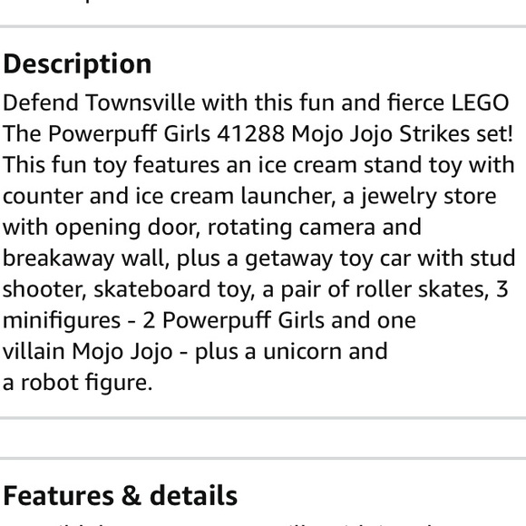 LEGO Powerpuff Girls 41288 Mojo Jojo Strikes Blossom Buttercup Donny the Unicorn - Picture 7 of 9